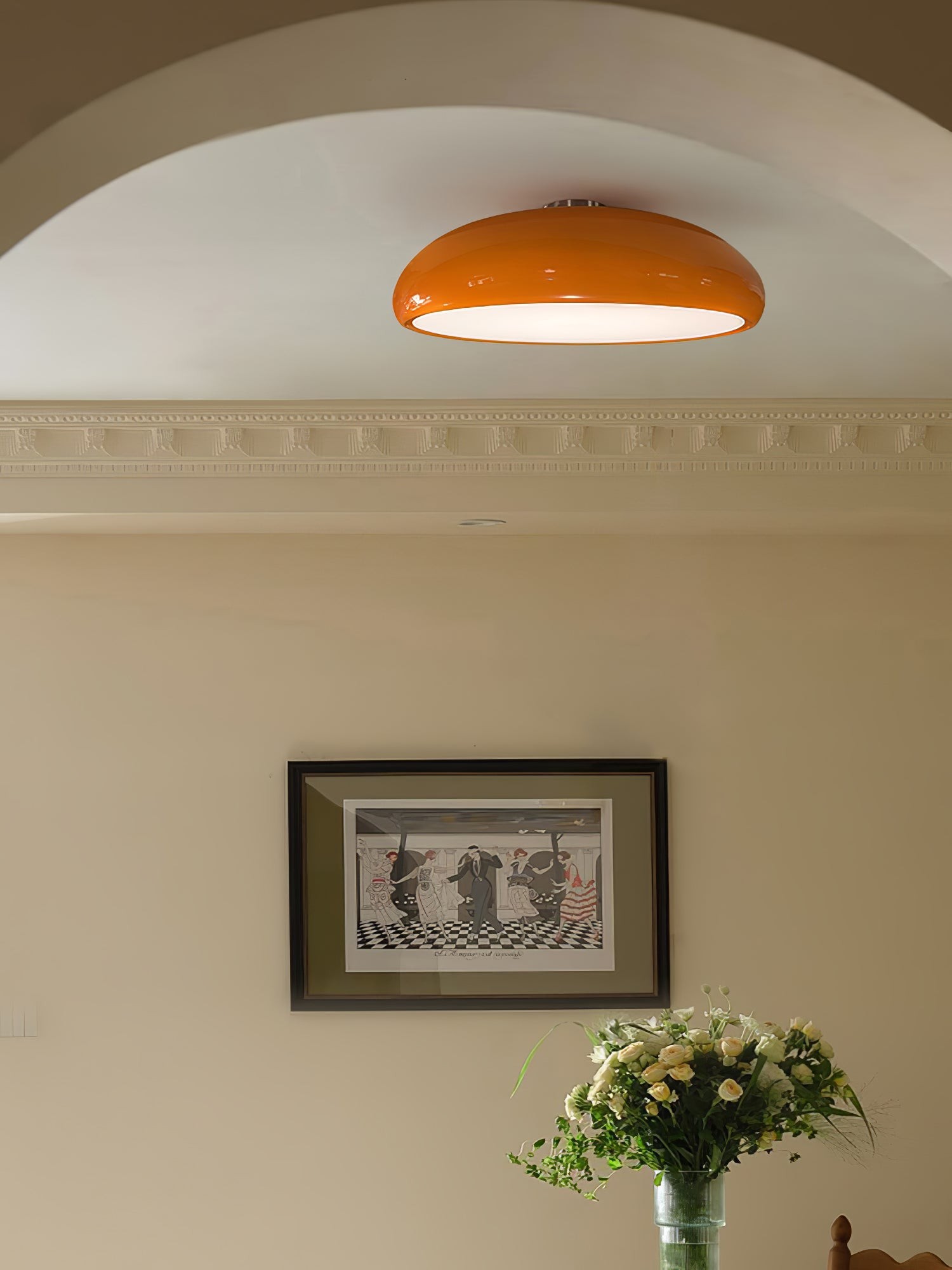Space Orange Ceiling Lamp K571