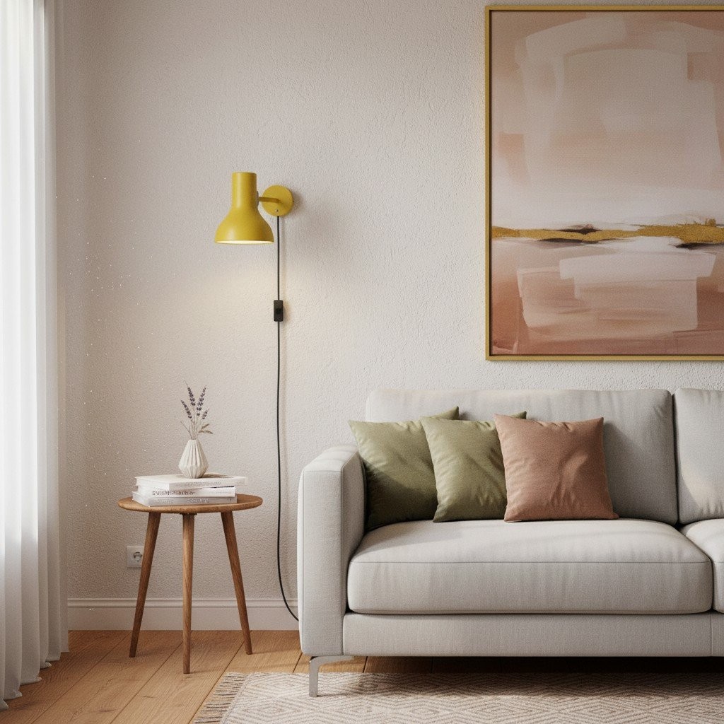 Modryx Modern Minimalist Wall Light - Adjustable Head for Reading and Accent Lighting K2115