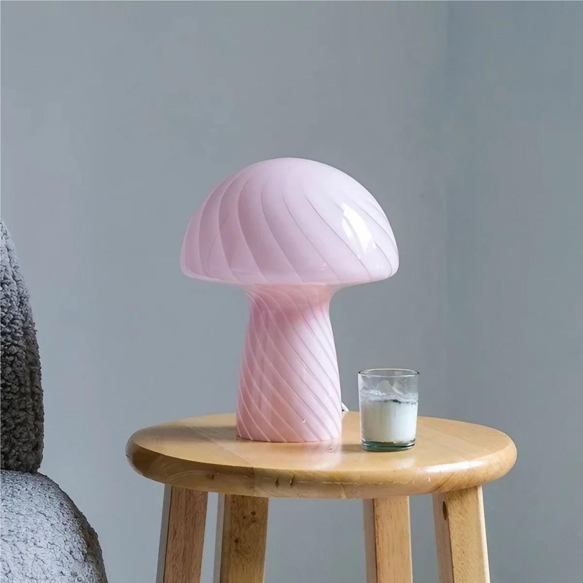 Modern Design Stained Glass Mushroom Lamp K51