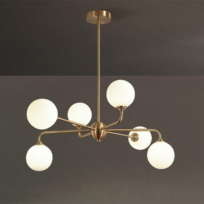 LUXURY Glass Ball Chandelier