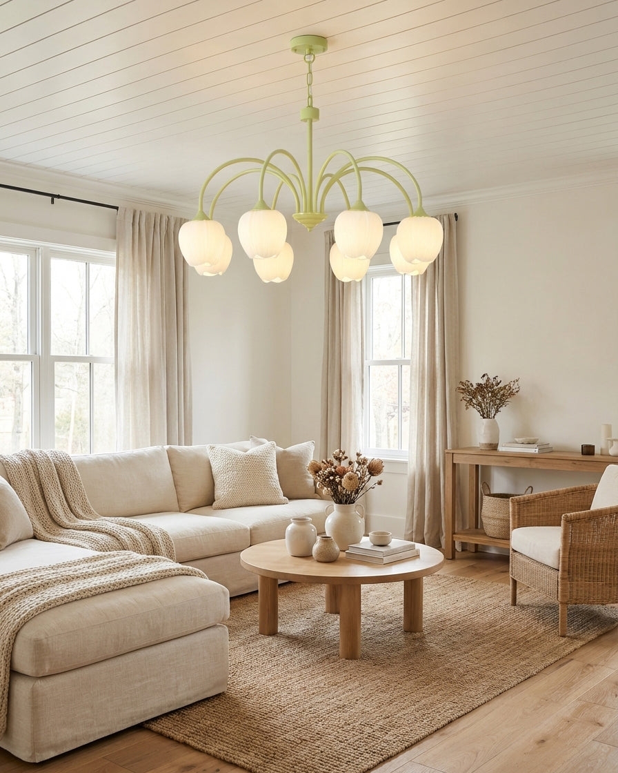 Tulip Matcha Chandelier D364