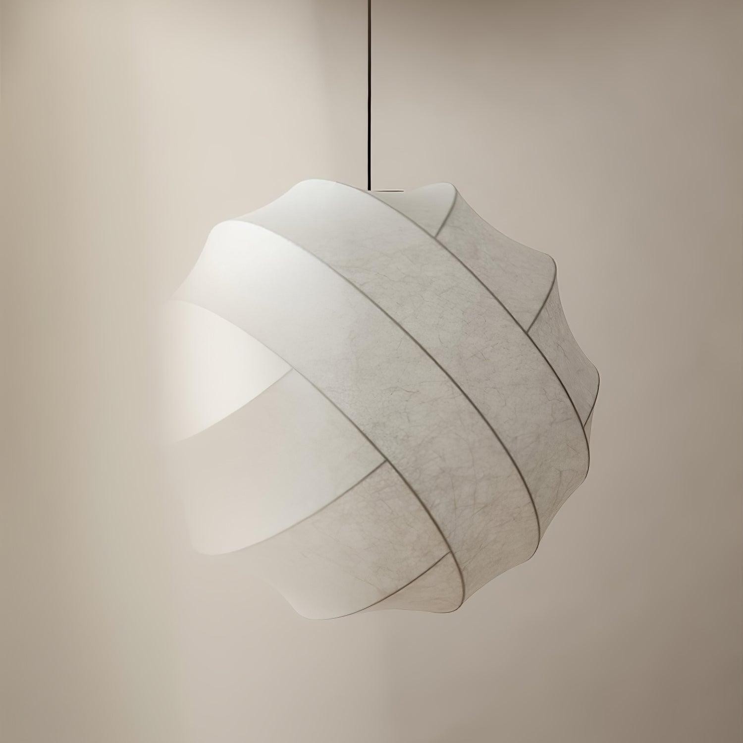 Wabi-Sabi Style Fiber Cocoon Pendant Lamp K732