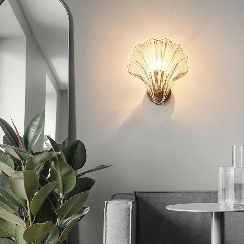 Vintage Rustic Shell Indoor Wall Light