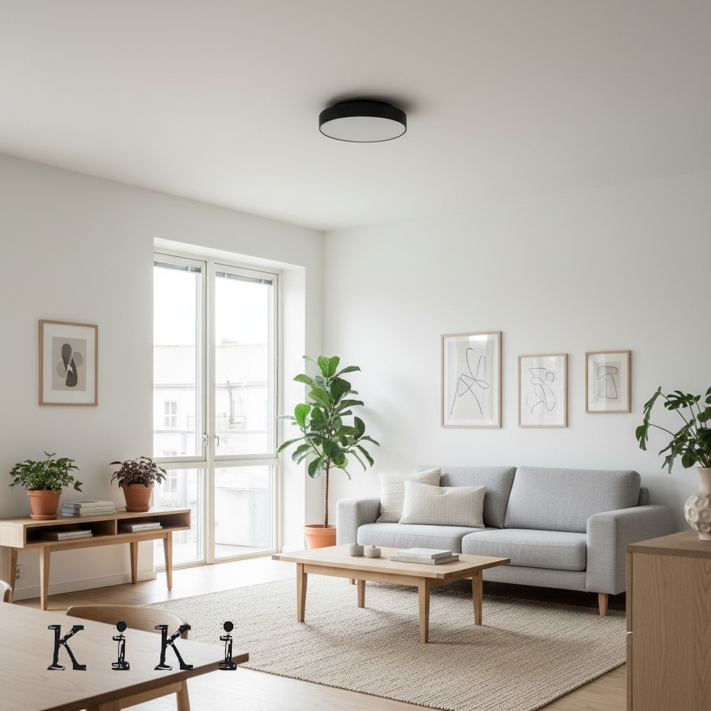 Minimalist Round LED Ceiling Lamp – Contemporary Bobber Design For Home Decor K945