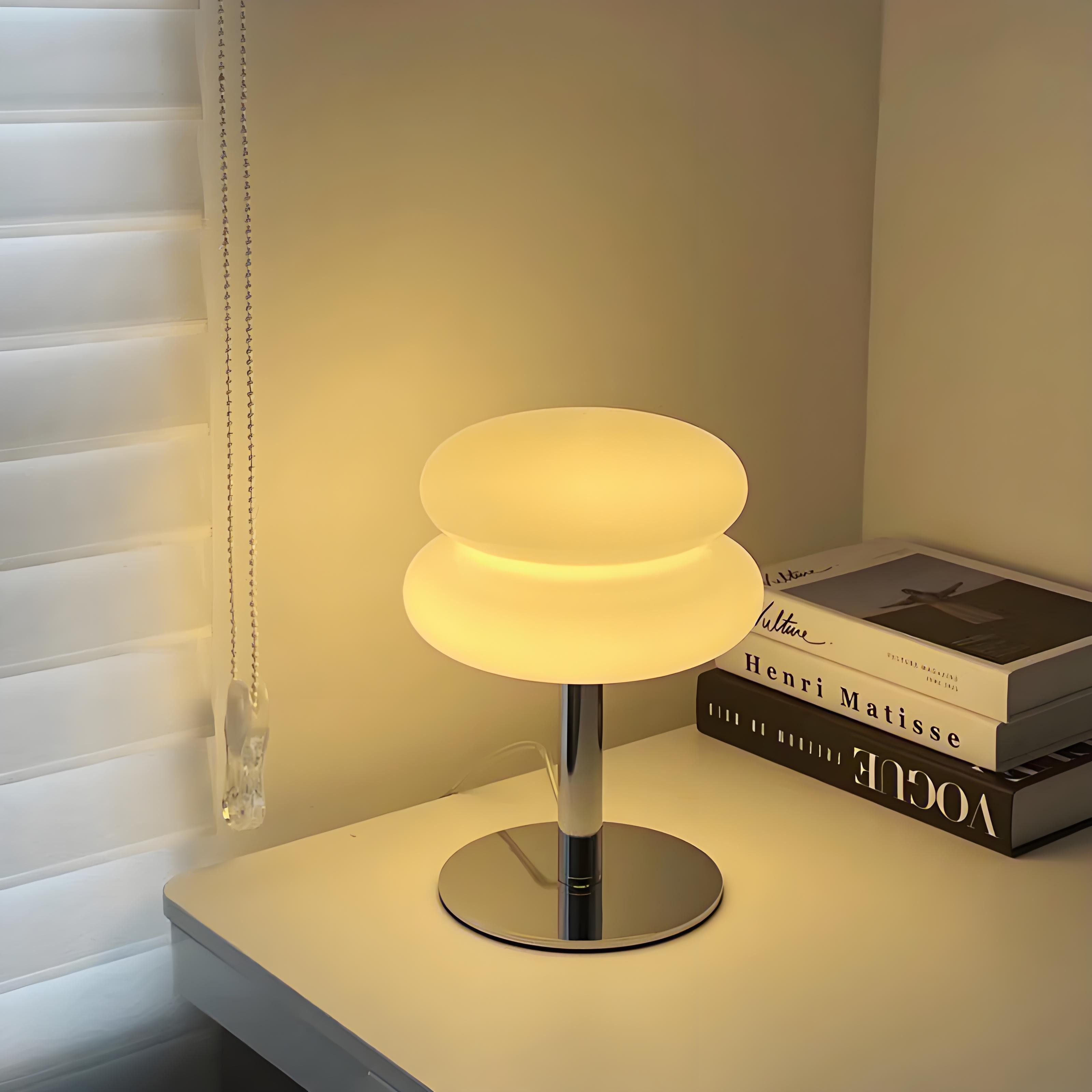 Bauhaus Macaron Stained Glass Table Lamp K03