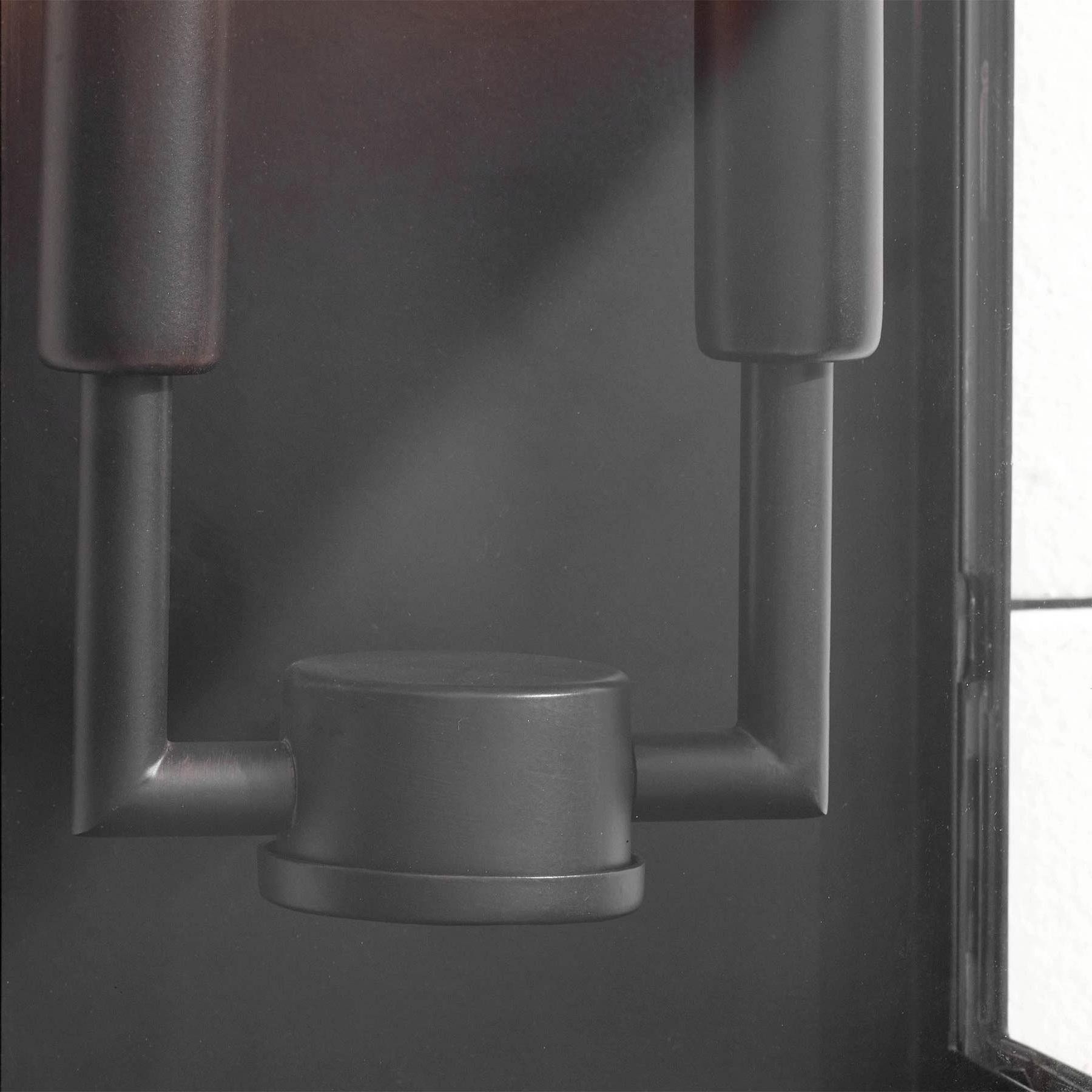 Ferrix Modern Glass and Iron Outdoor Wall Lamp - Stylish Exterior Lighting for Porch K1360