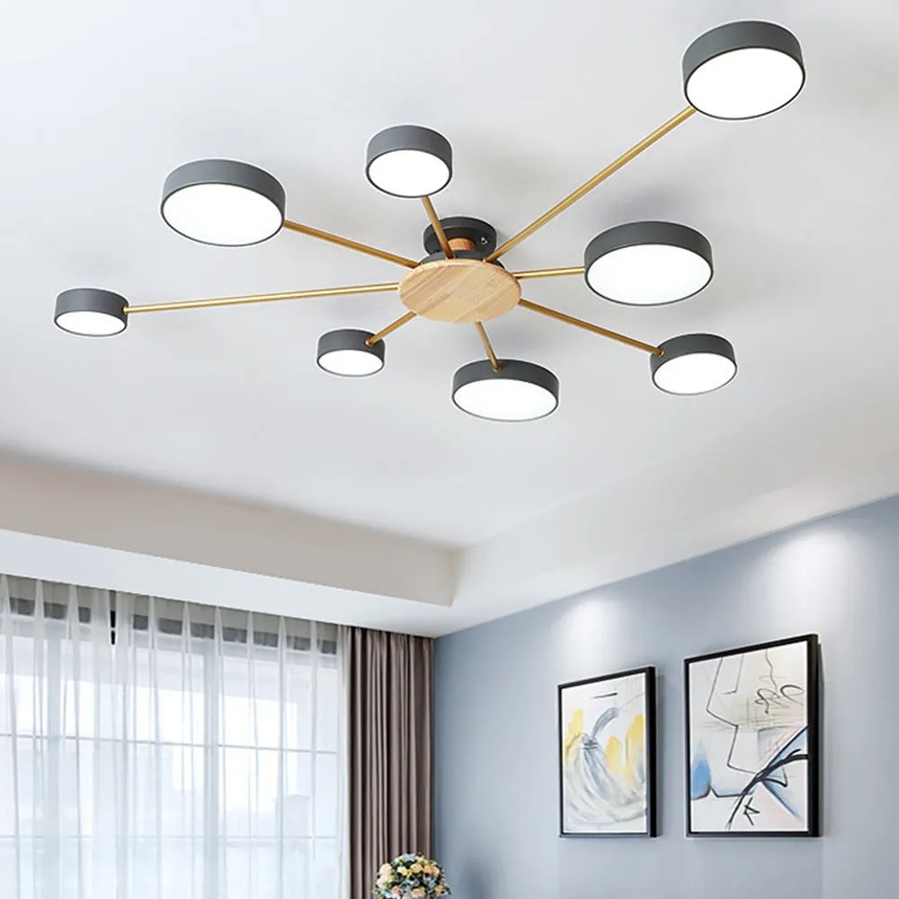 Nordic Multi Heads Round Led Ceiling Light K934
