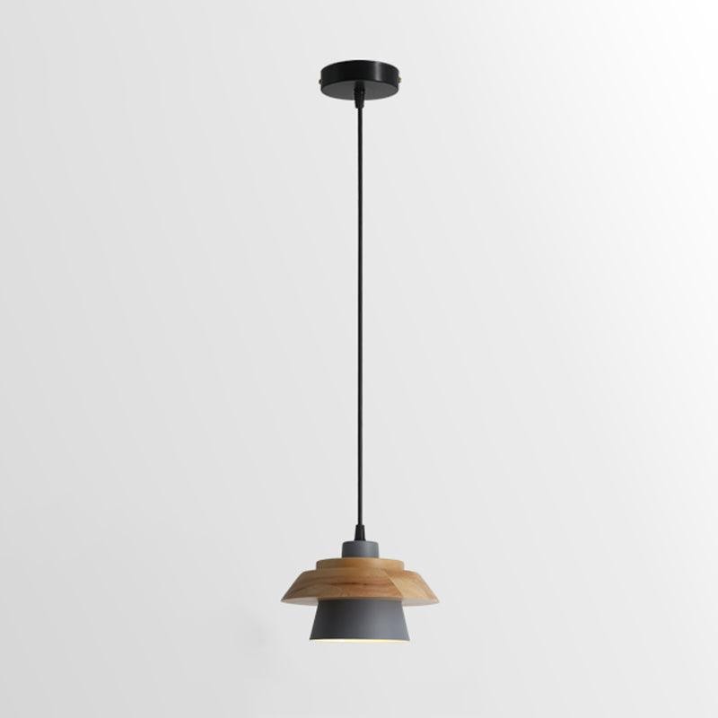 Stone Wood Pendant Lamp K677