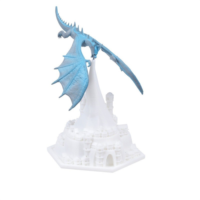 Creative 3D Printed Airplane Fire Dragon Table Lamp K214