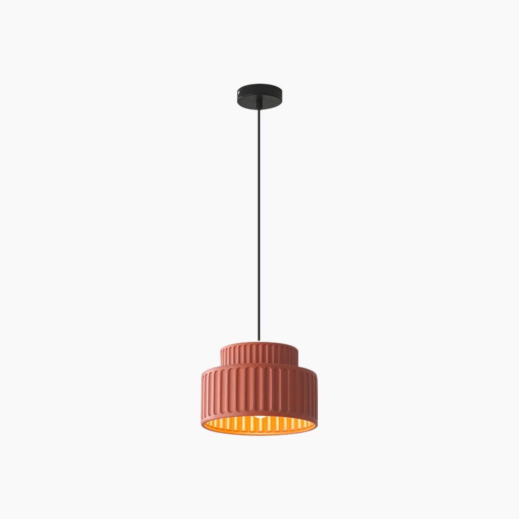 Nordic Cream Style Resin Bowl Pendant Light K177