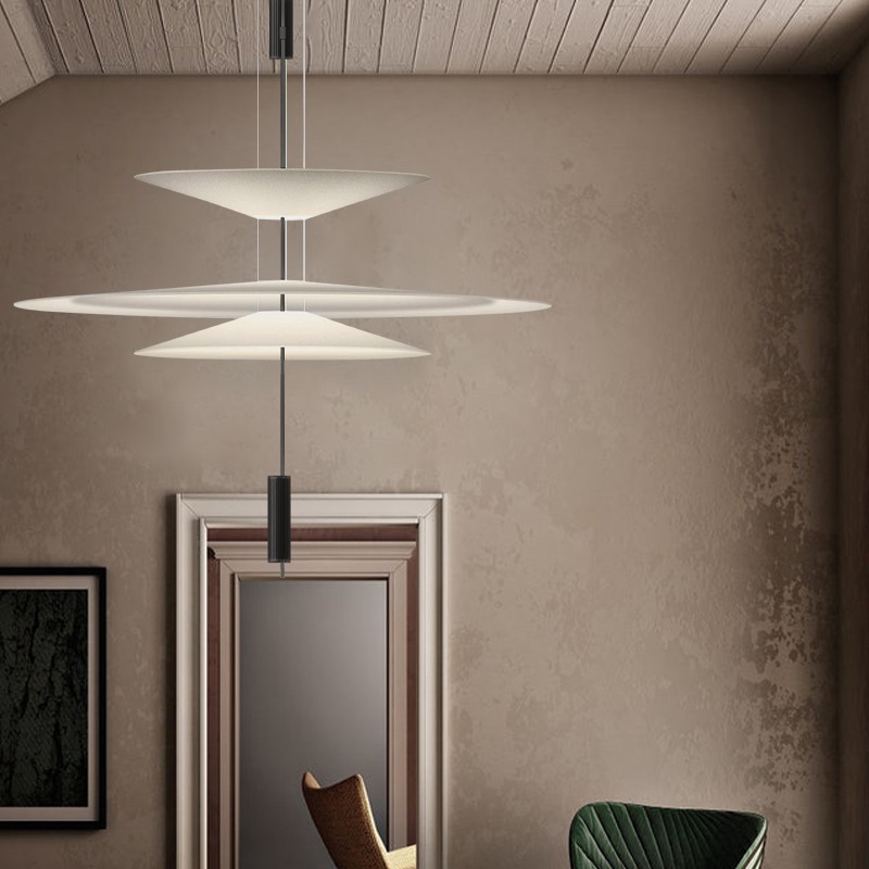 Multi-Layers Flamingo Pendant Light - Modern Light for Dining Room and Living Area