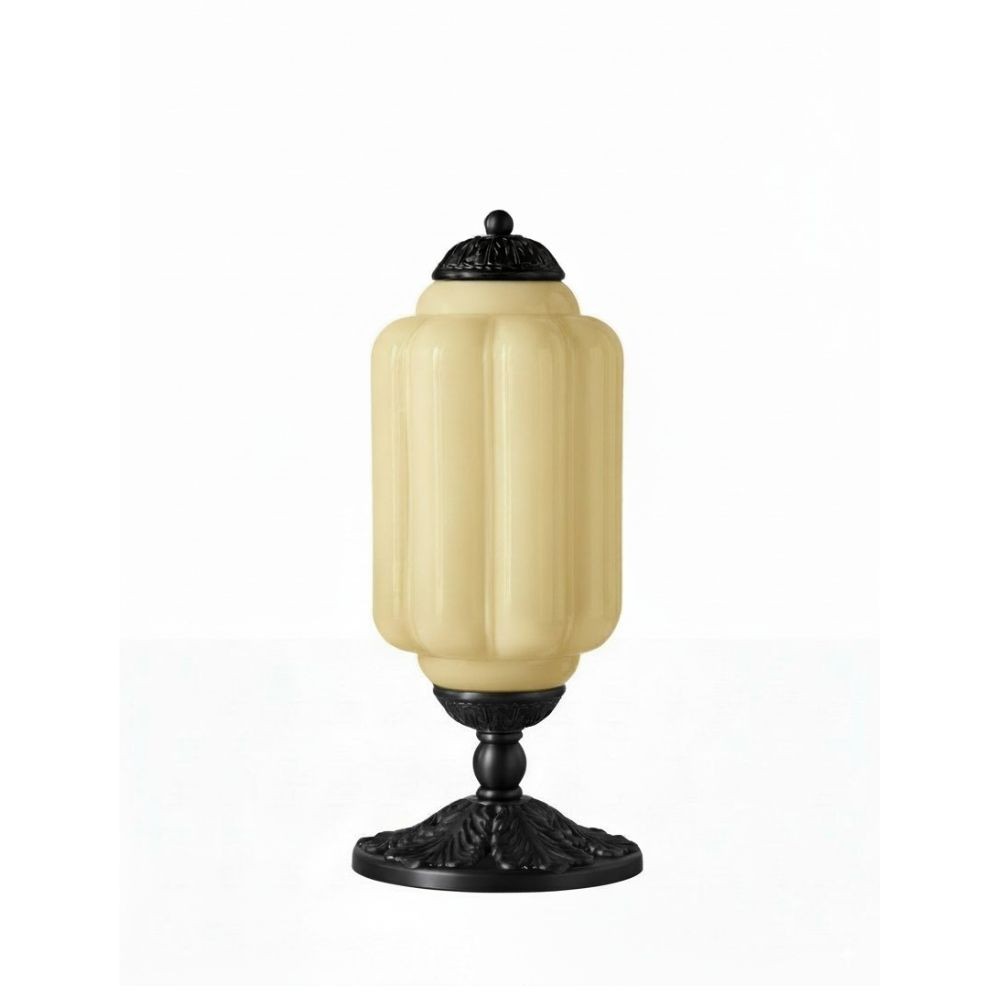 Classic Eloise Glass Table Lamp – Vintage Bedside and Ambient Lighting K885