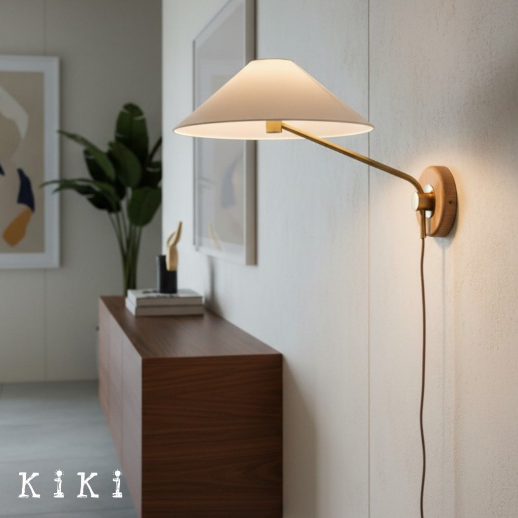 lvoryne Tapered Shade Wall Light - Timeless Lighting for Hallway and Lounges K2093