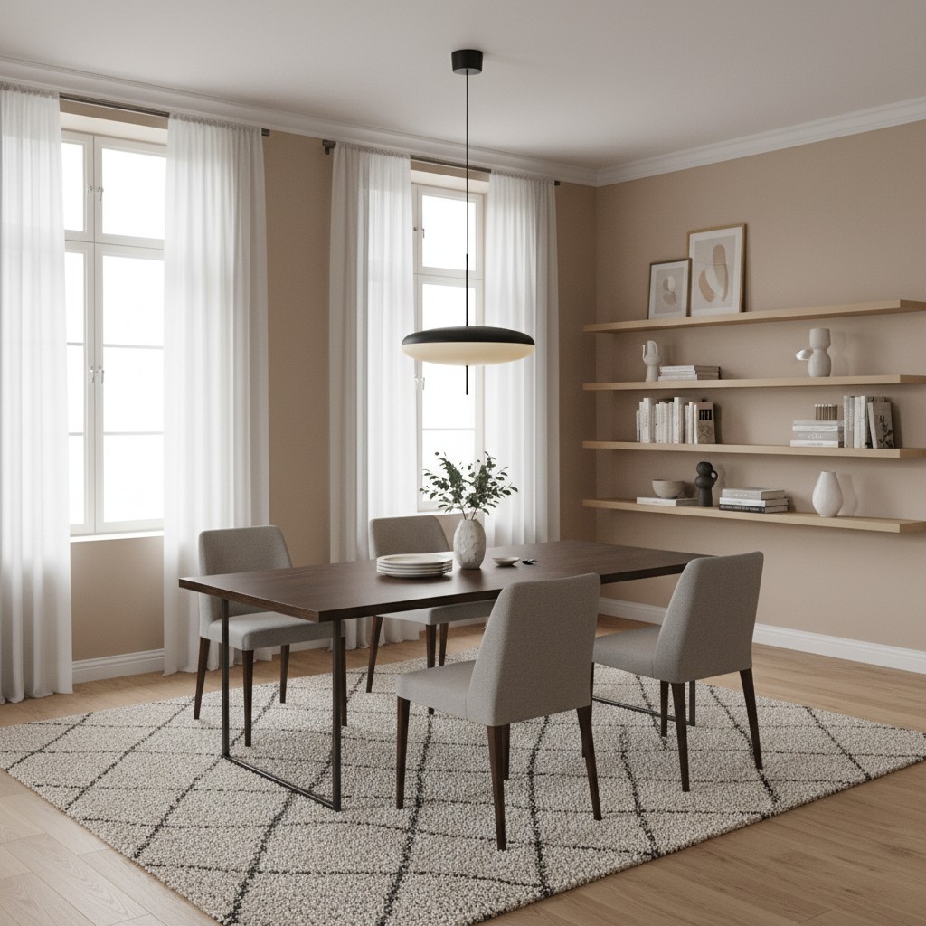 Modellis Minimalist Pendant Lamp with Clean Lines - Contemporary Lighting for Living Spaces K2227
