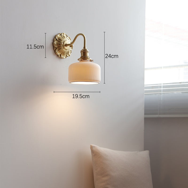 Brass Ceramic Wall Light K1557