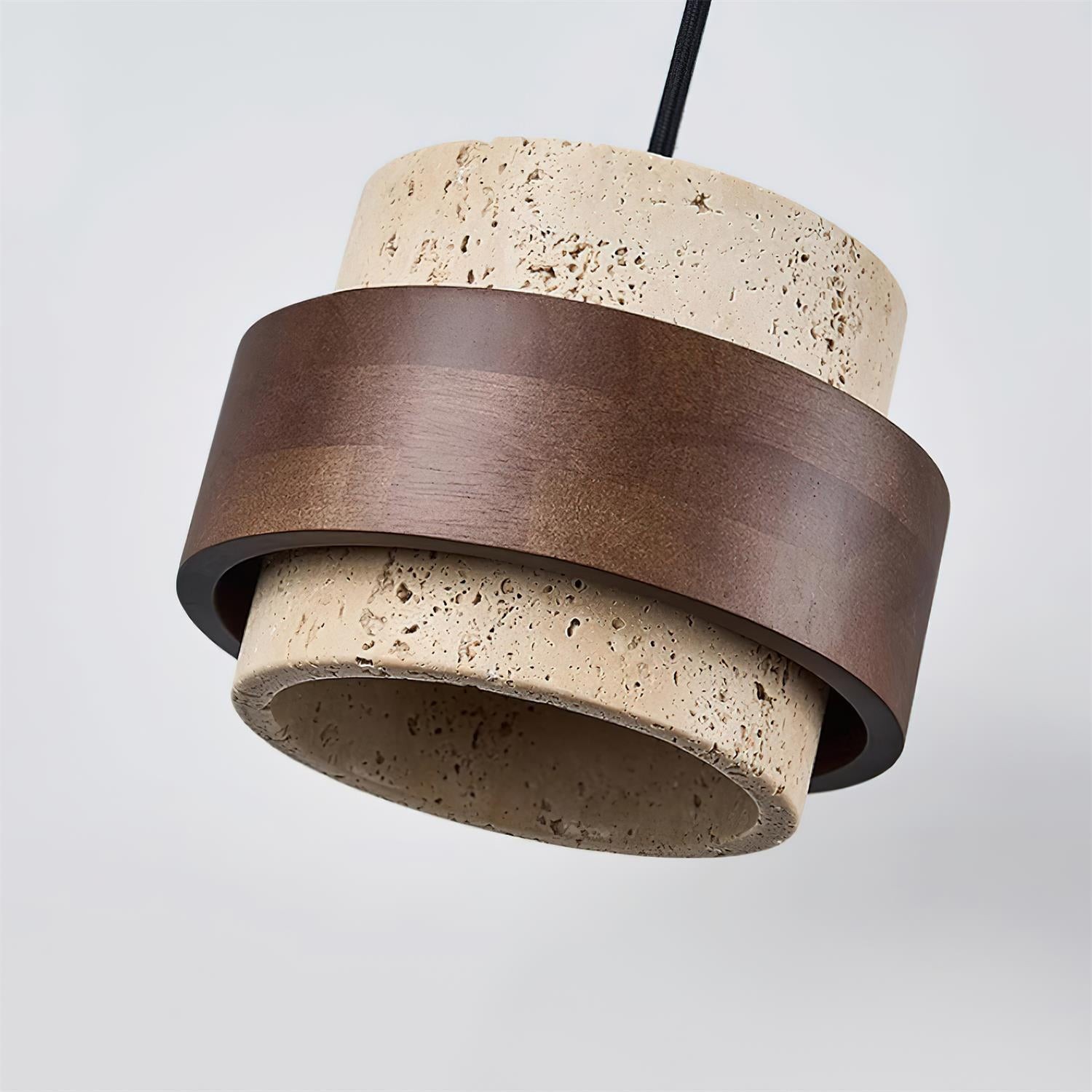 Cylinder Travertine Pendant Lamp K324
