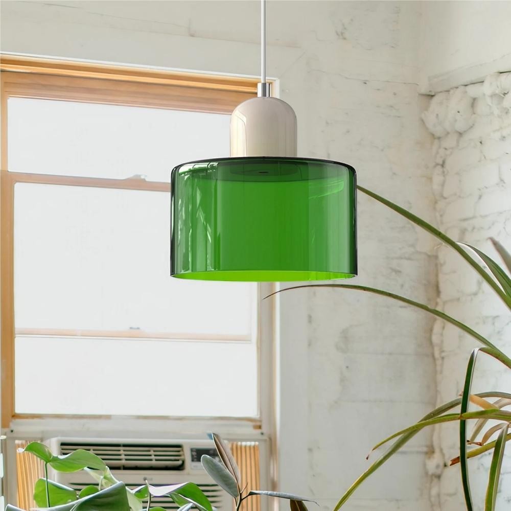 Morandi Cylinder Glass Pendant Light K30