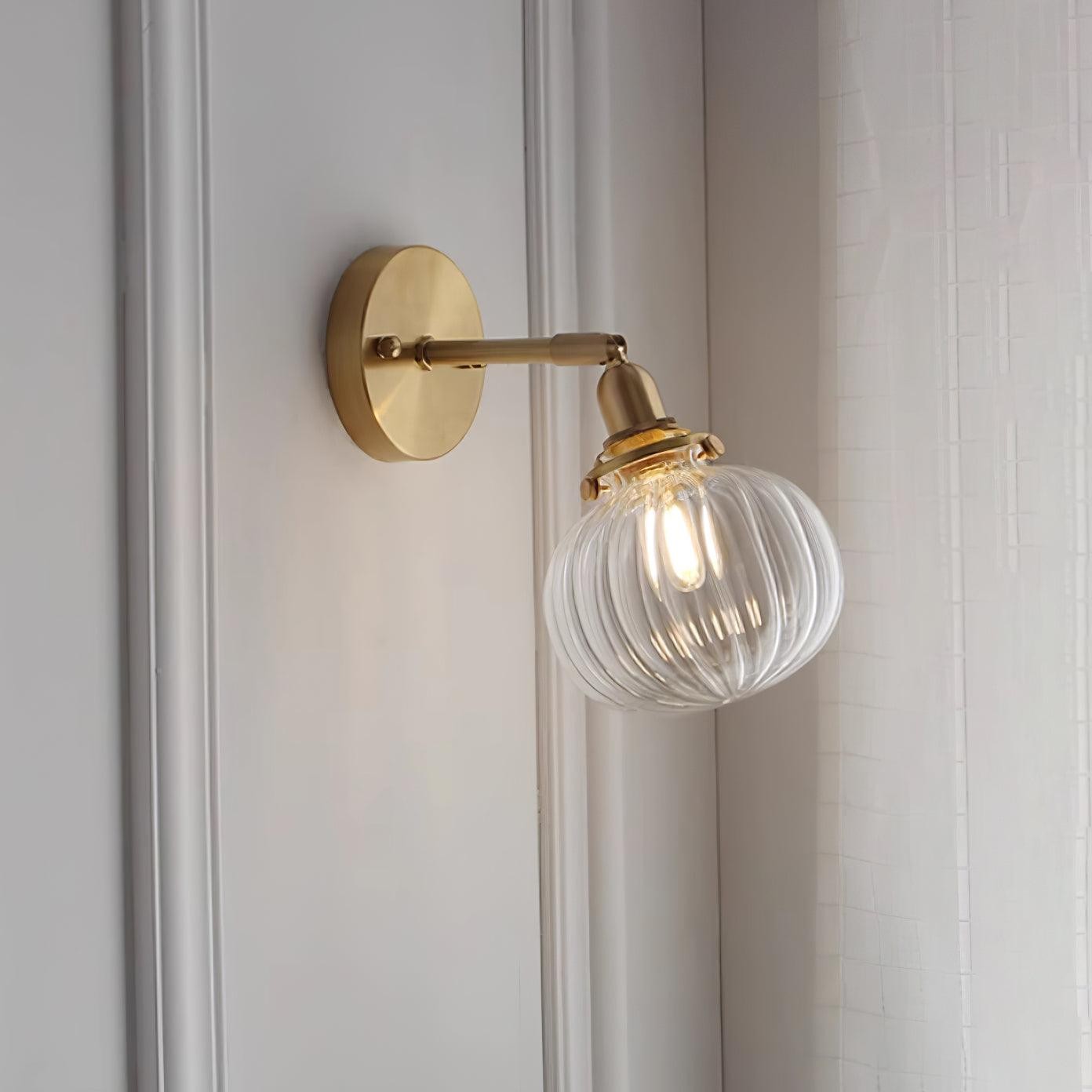 Simple Hallway Entrance Pumpkin Pattern Wall Lamp K636