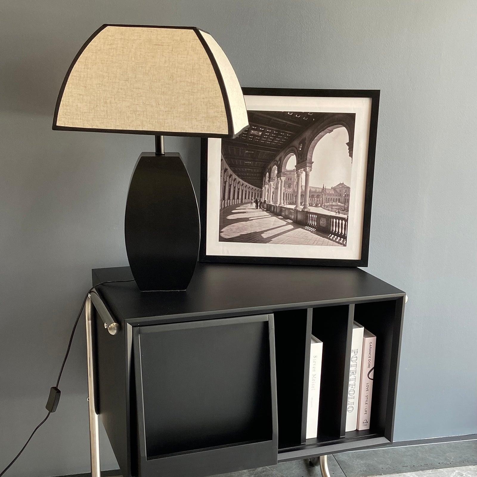 Retro Metal Mushroom Fabric Table Lamp K430