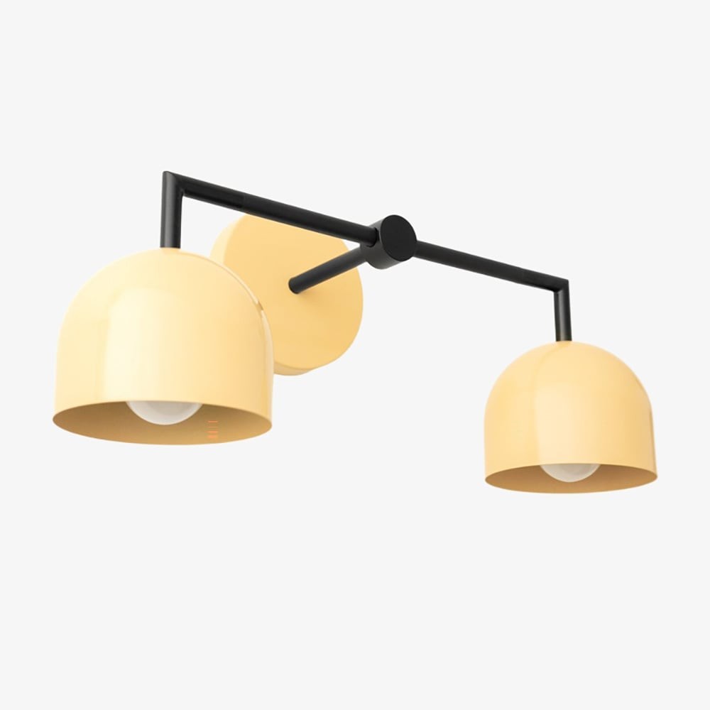 Metio Dome Farmhouse Vanity Wall Lamp - Colorful Dome Wall Sconce for Dressing Room K1596