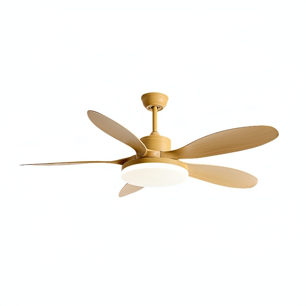 Scandinavian Led 5 Blade Ceiling Fan Light K1116