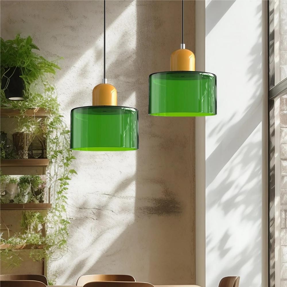 Morandi Cylinder Glass Pendant Light K30