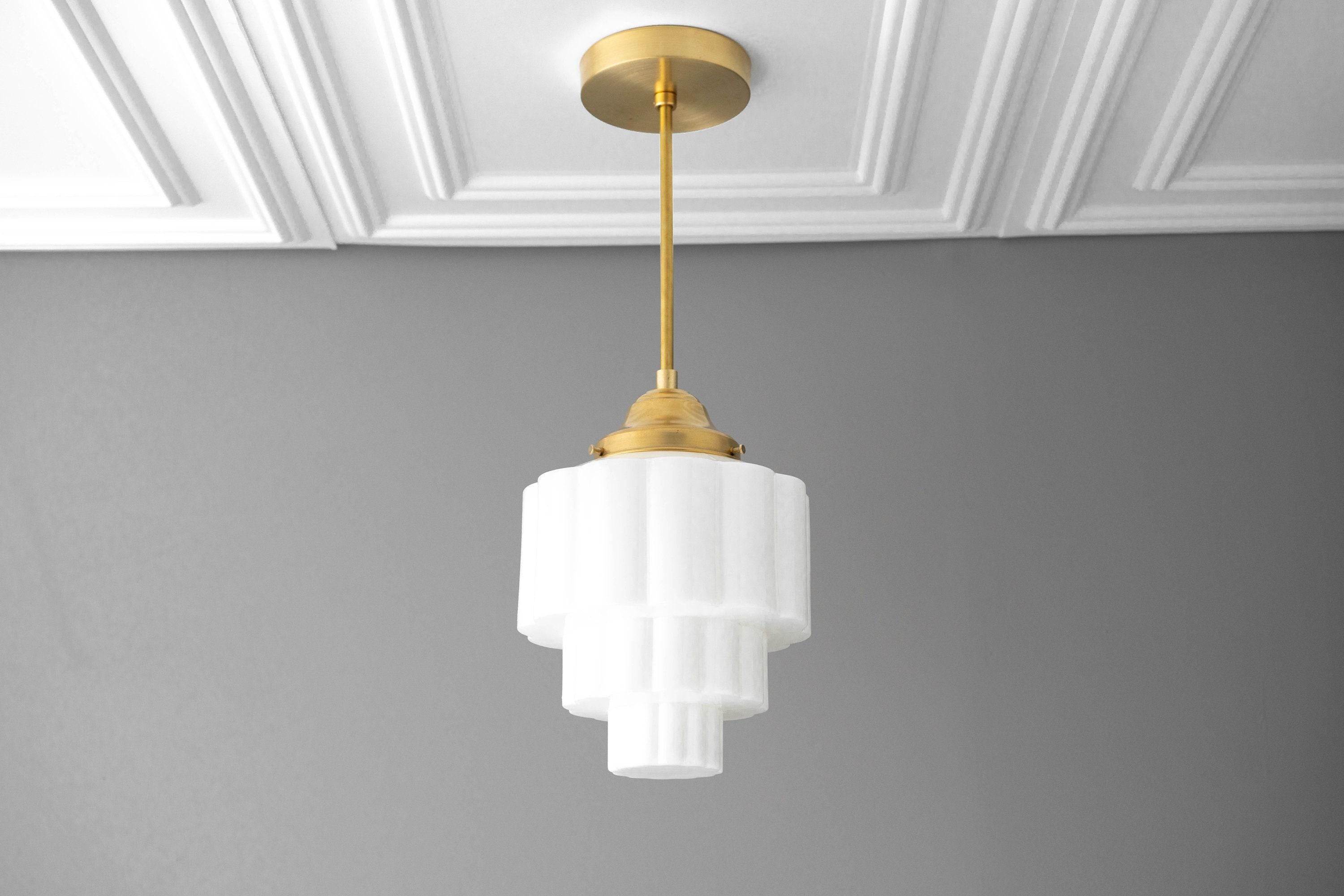 Geotower Glass Pendant Light - Elegant Home Lighting K1481