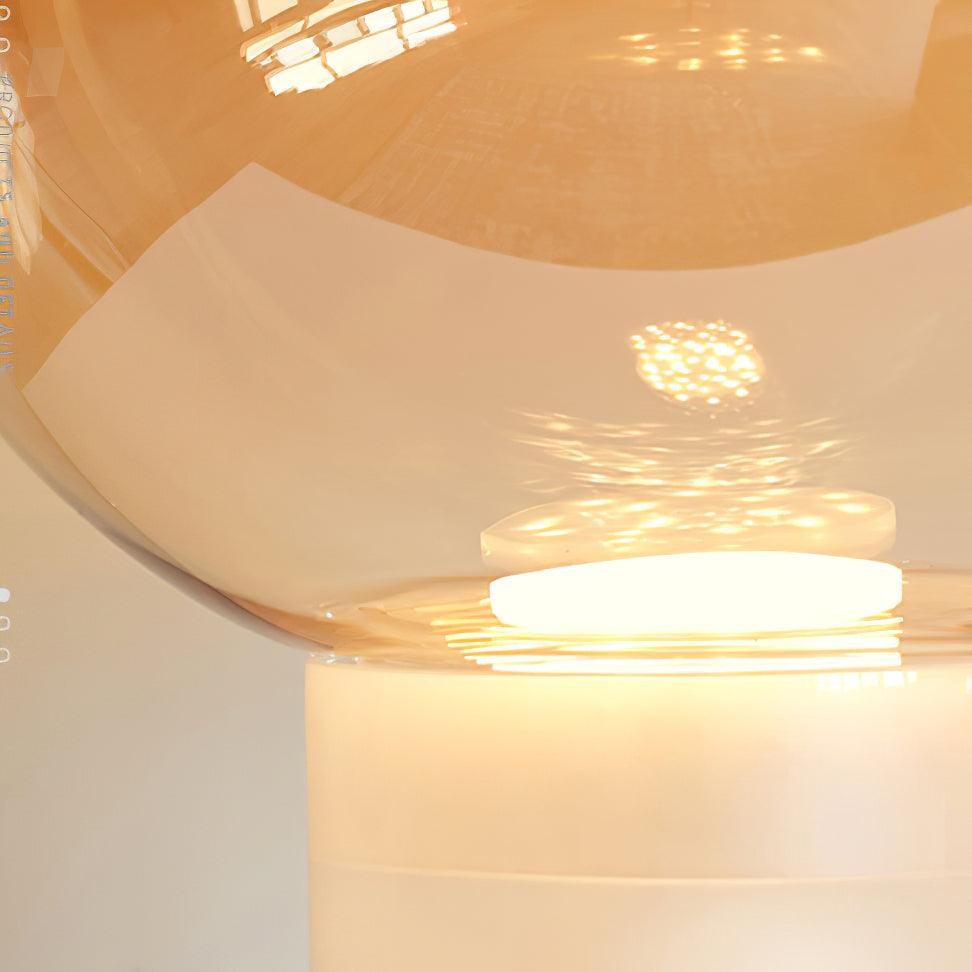 Nordic Simple Modern Luxury Glass Table Lamp For Study Room K220