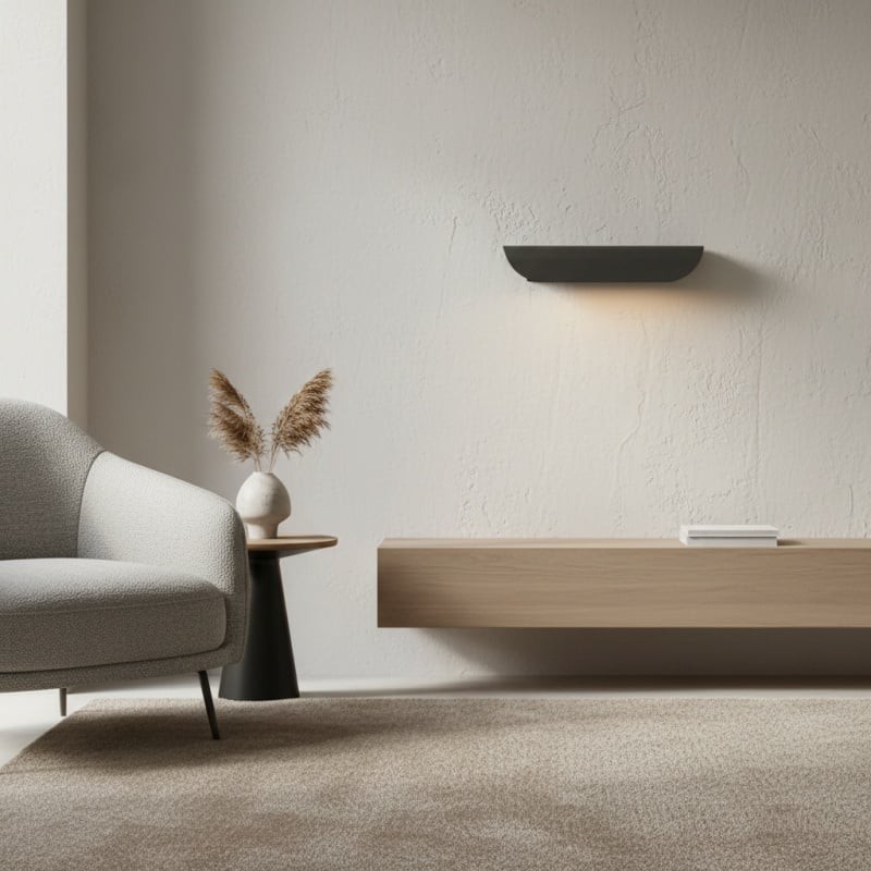 Hidra Modern Metal Wall Sconce - Minimalist Down-Light Sconce for Modern Homes K1691