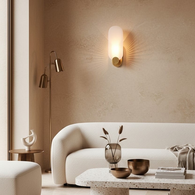 Albi Decorative Wall Sconce Ambient Diffused Glow - Artful Carved Aesthetic Dining Room Corridor K1660