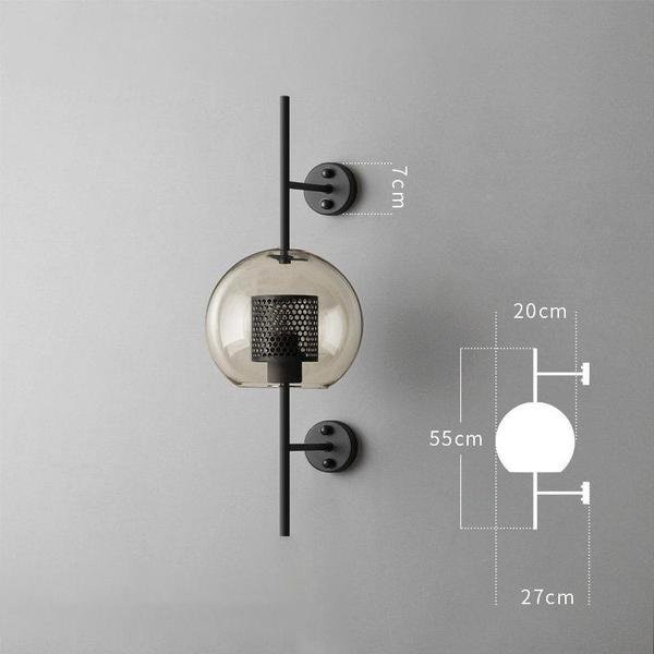 Chiswick Glass Wall Light