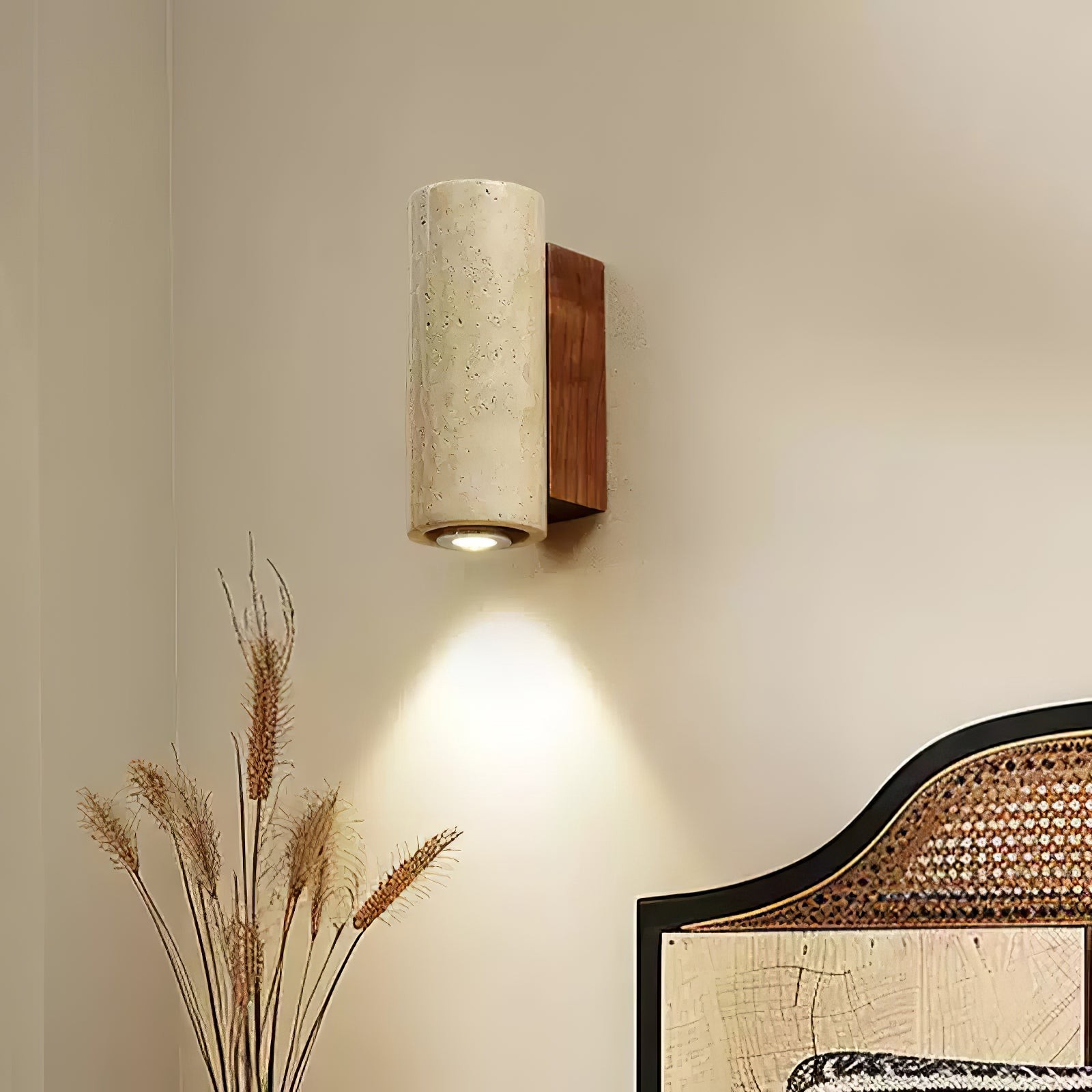 Vintage Marble Travertine Wall Lamp K264
