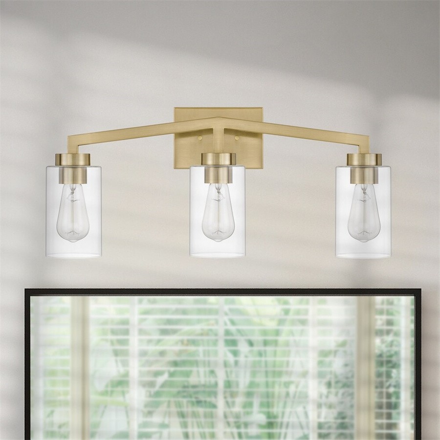 Industrial Cylindrical Brass Wall Lamp For Bathroom K105