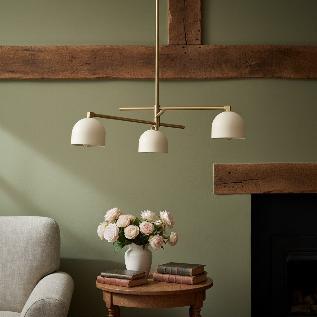 Metio Dome Stylish Ceiling Chandelier - Timeless Home Lighting Accent K1493