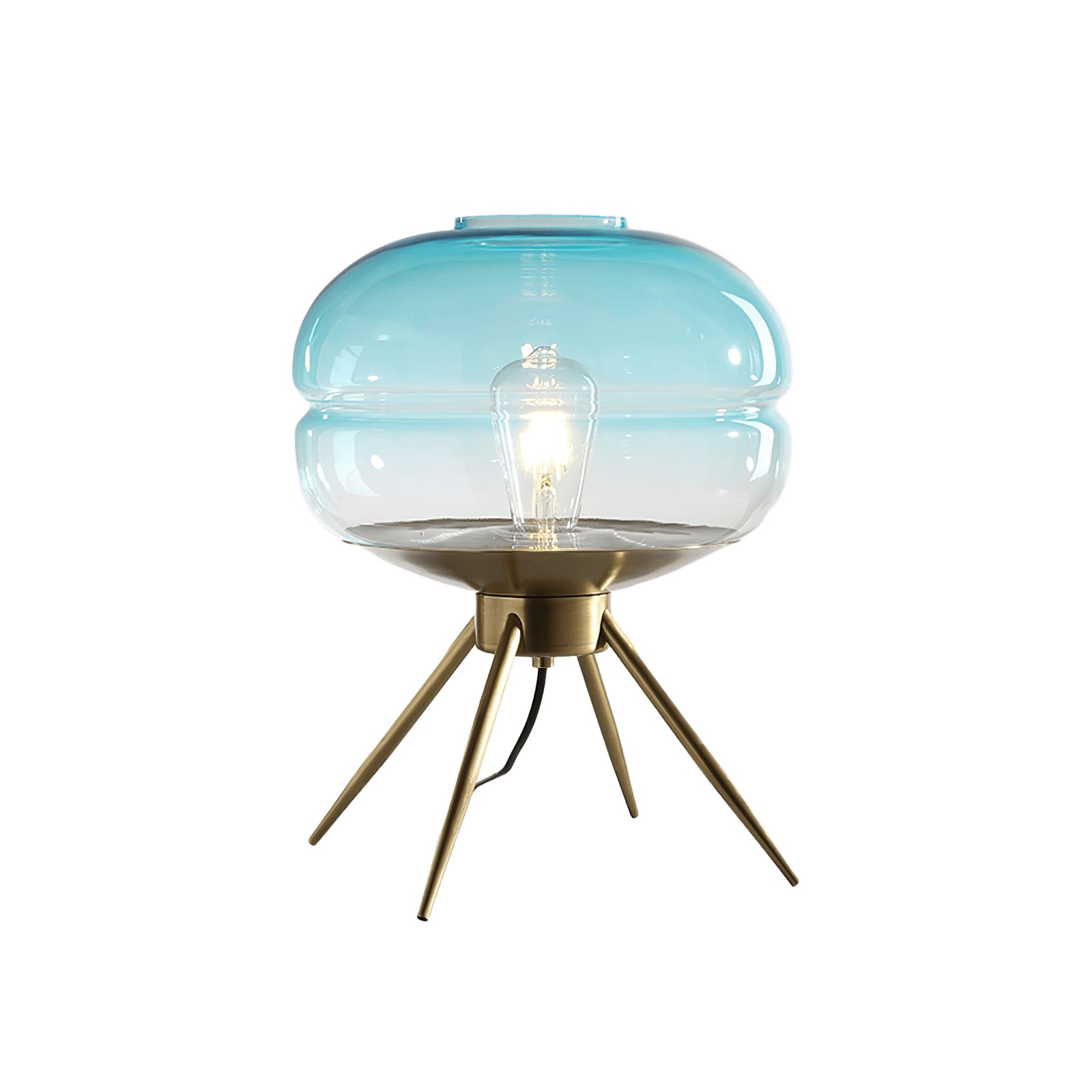 Luxury Personality Colored Glass Cover Tall Table Lamp K515