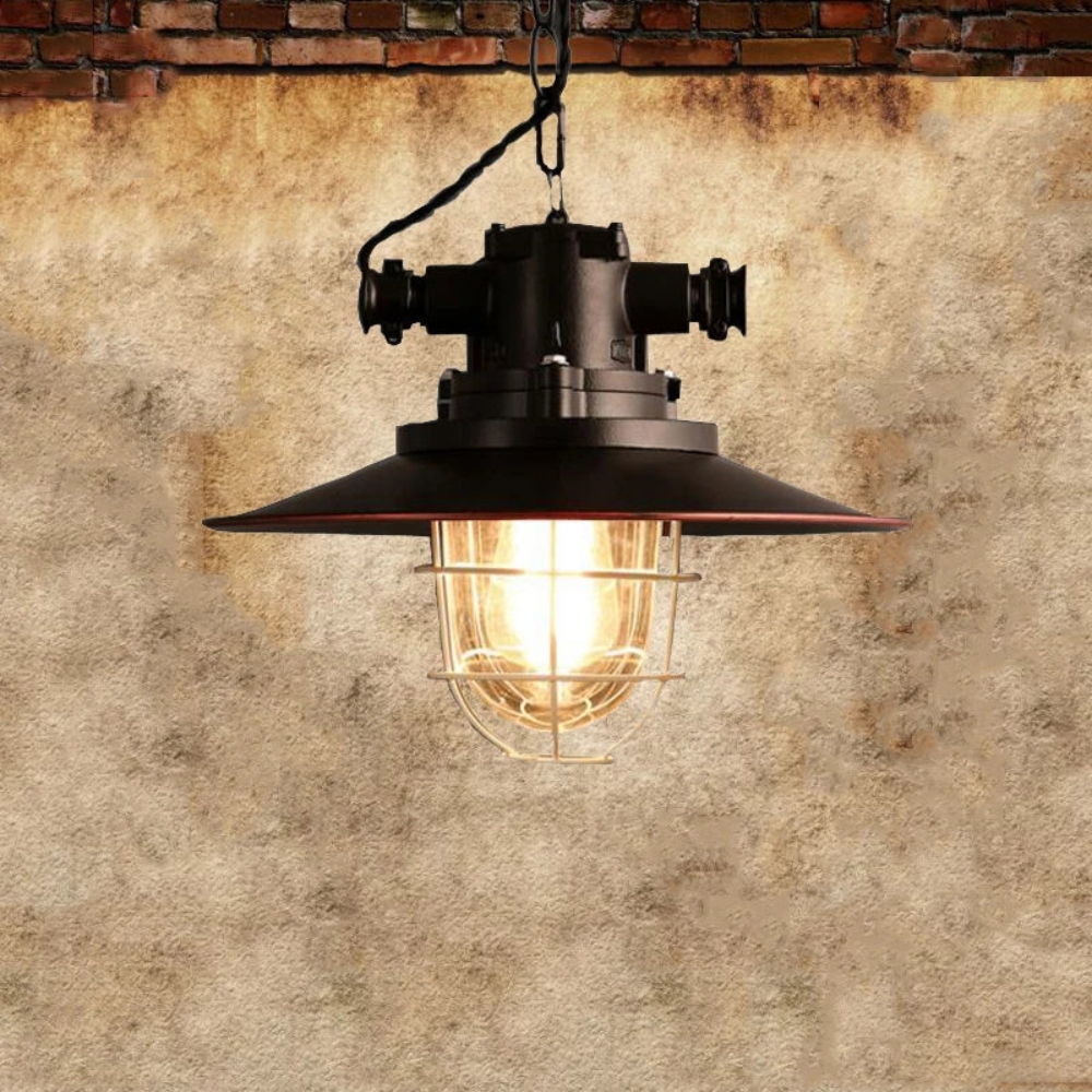 Brilliant Aluminum Industrial Pendant Lamp D814