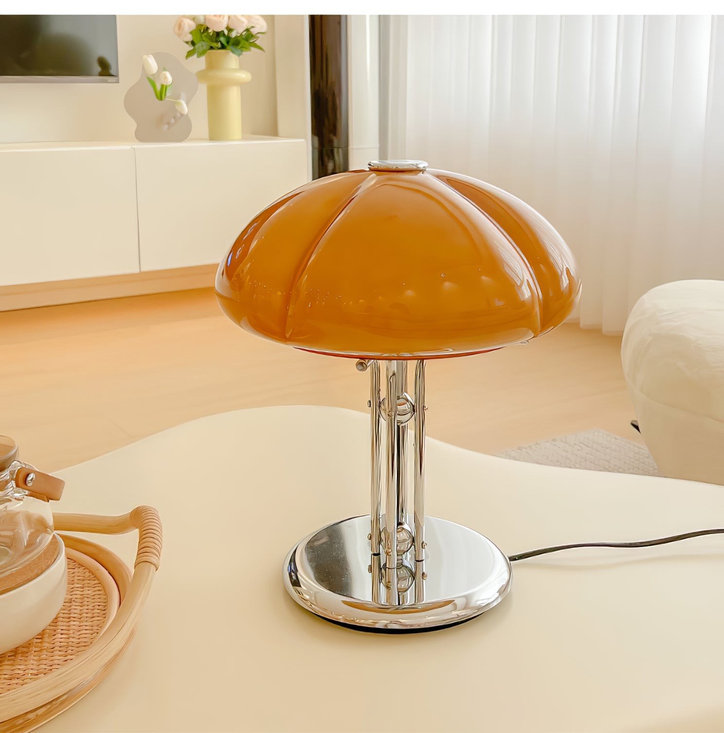 Modern Creative Vintage Mushroom Bauhaus Glass Table Lamp K749