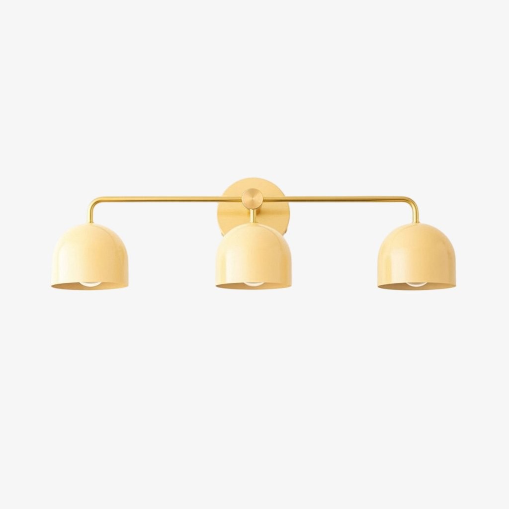 Metio Dome Farmhouse Vanity Wall Lamp - Colorful Dome Wall Sconce for Dressing Room K1596