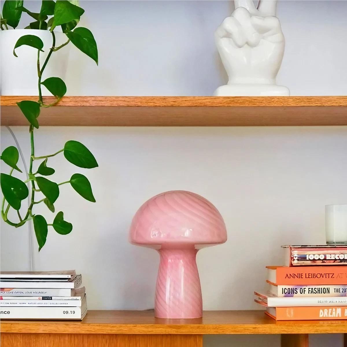 Modern Design Stained Glass Mushroom Lamp K51