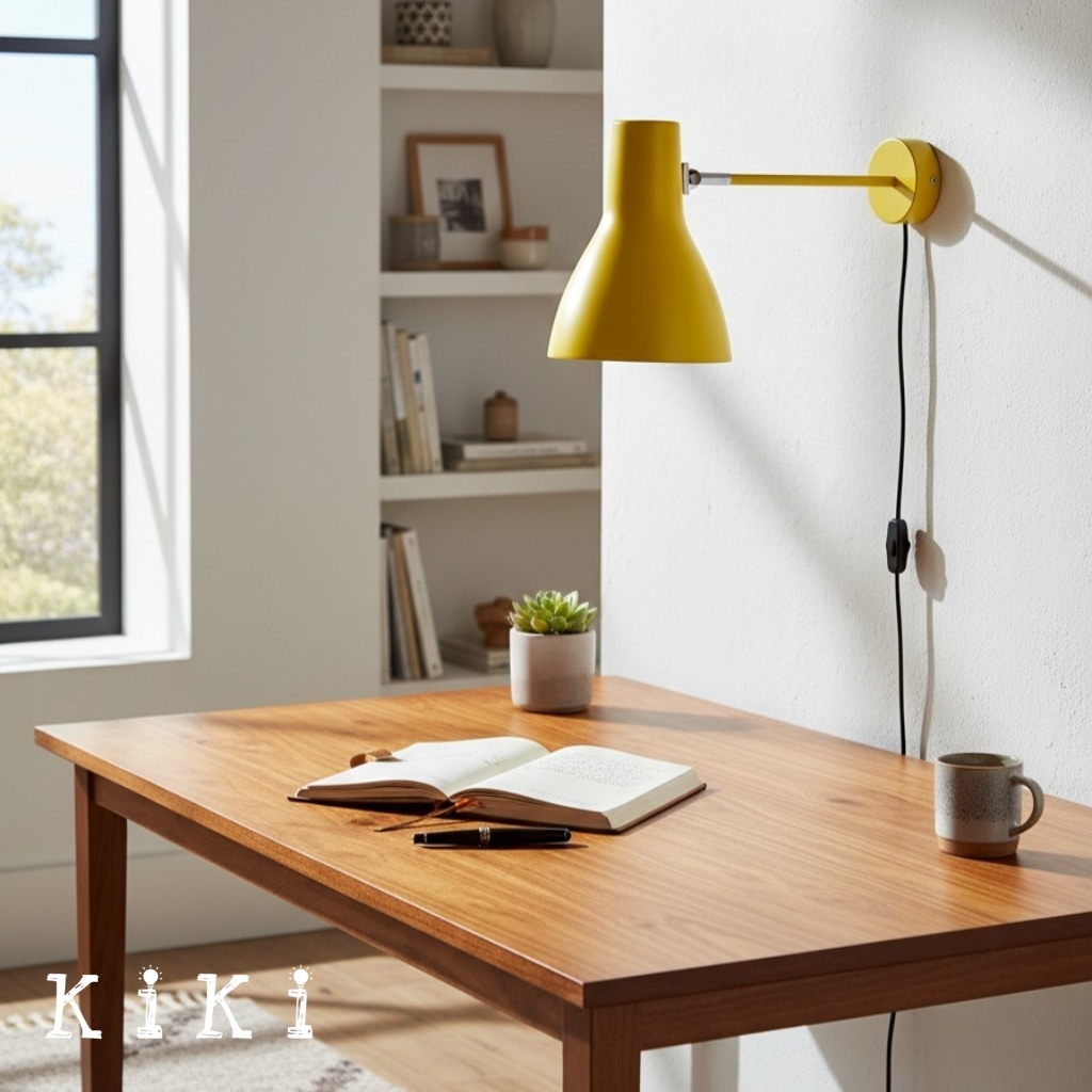 Modryx Modern Minimalist Wall Light - Adjustable Head for Reading and Accent Lighting K2115