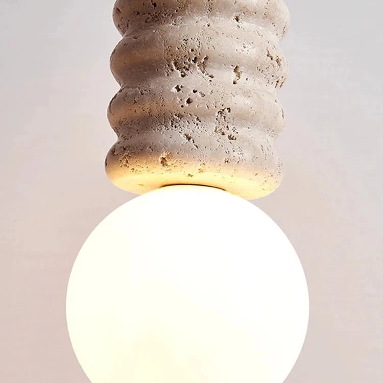 LED Chandelier Modern Stone Bedside Pendant Light D917
