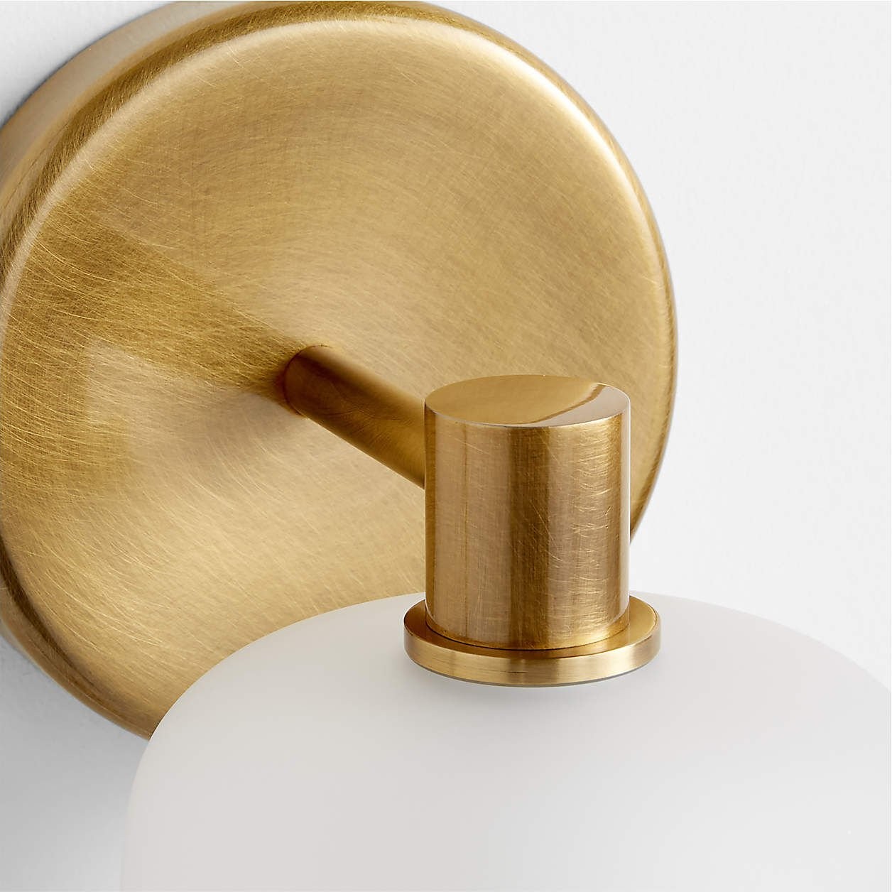 Lirra Modern Frosted Glass Wall Sconce - Minimalist Vanity Lighting for Bathroom K1714