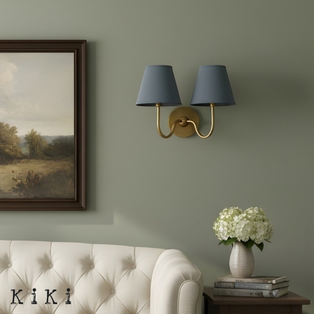 Luvora Pleated Fabric Shade Wall Sconce – Modern Classic Indoor Lighting K1306