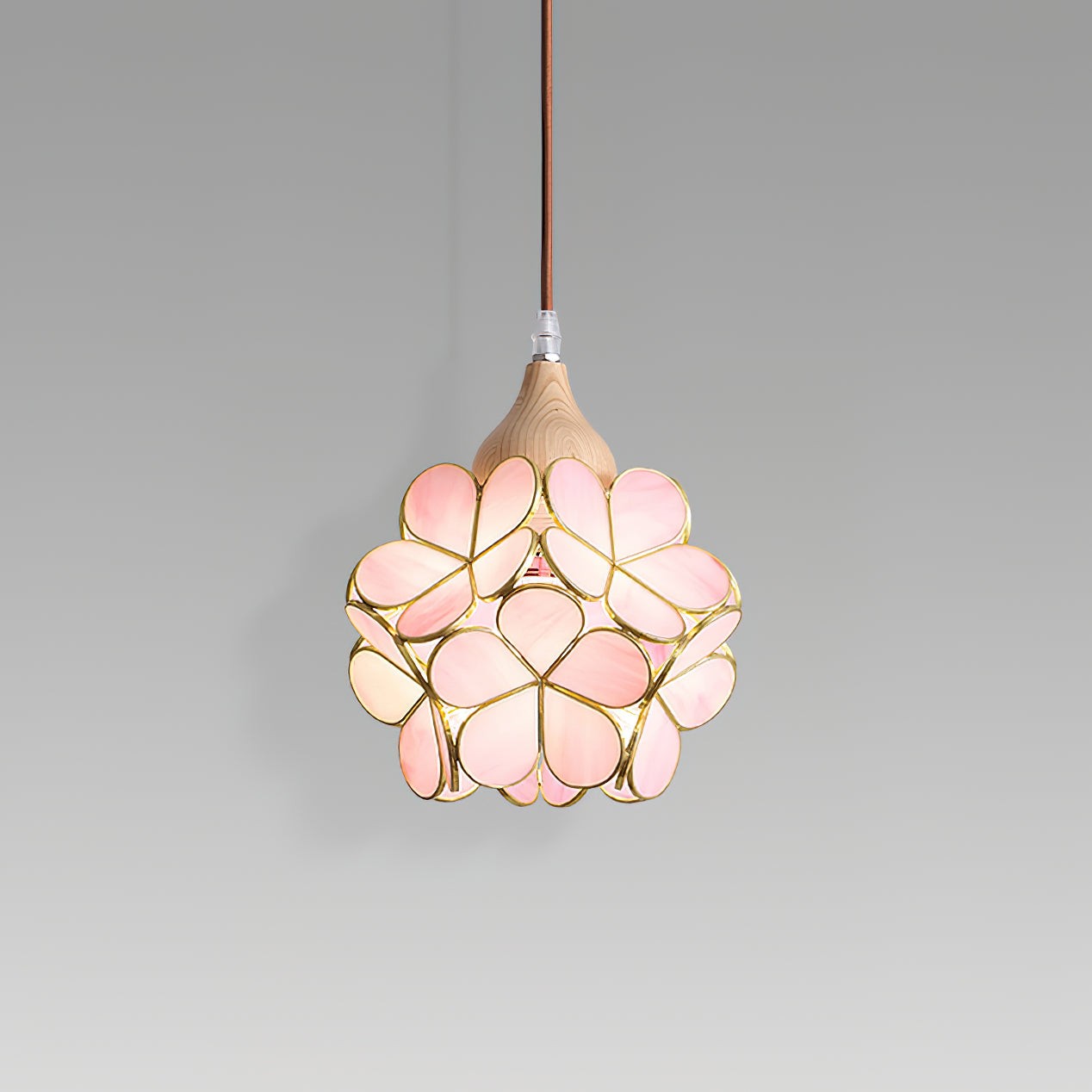 French Creative Pastoral Style Flower Pendant Light K487