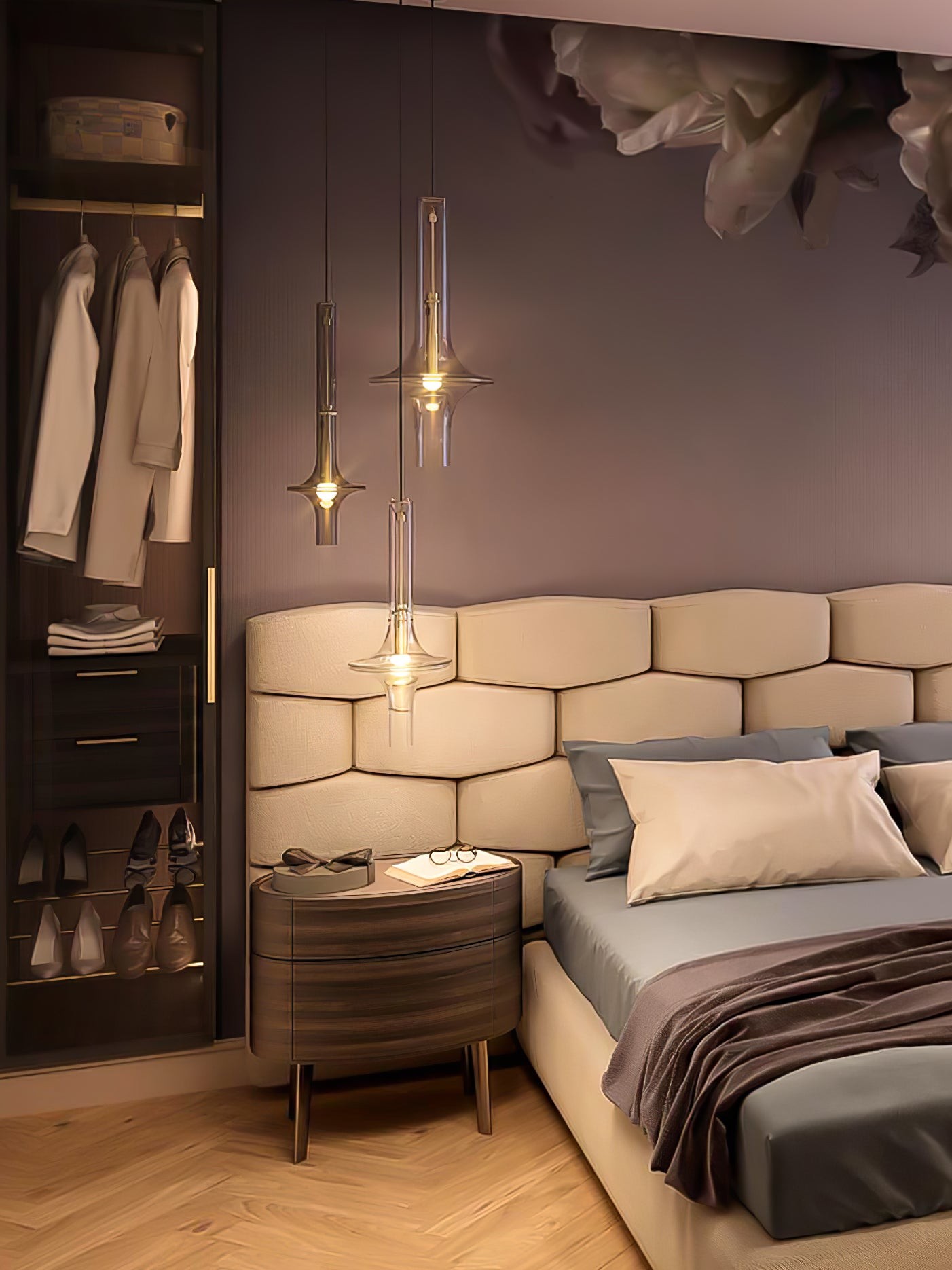 Modern Creative Glass Tube Pendant Lamp K774