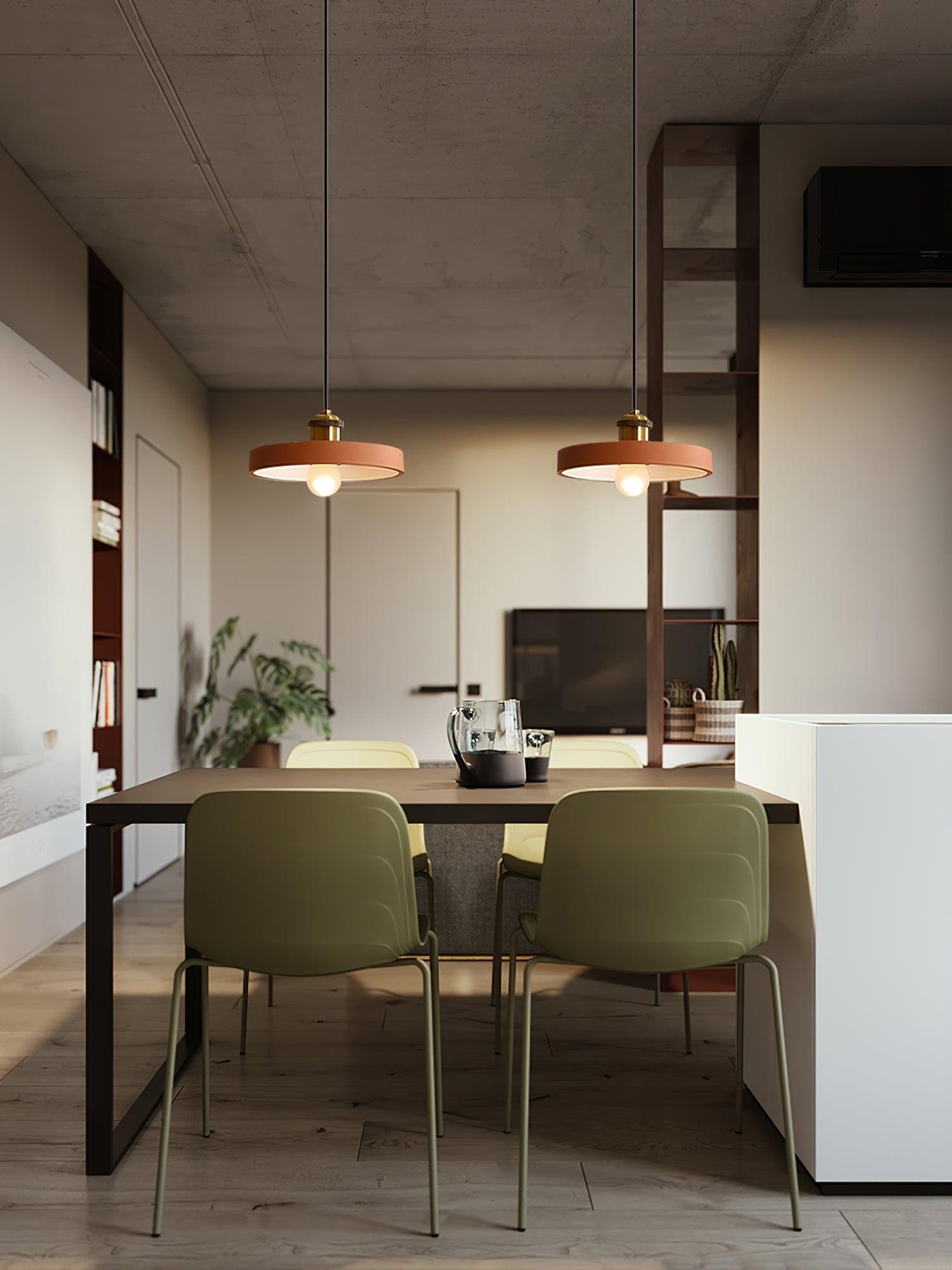 Modern Resin Geometric Pendant Lamp K621