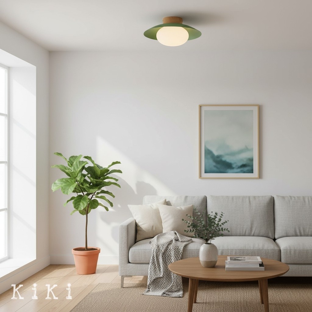Oribela Modern Globe Ceiling Light - Timeless Style Fixture for Hallway and Living Area K2085