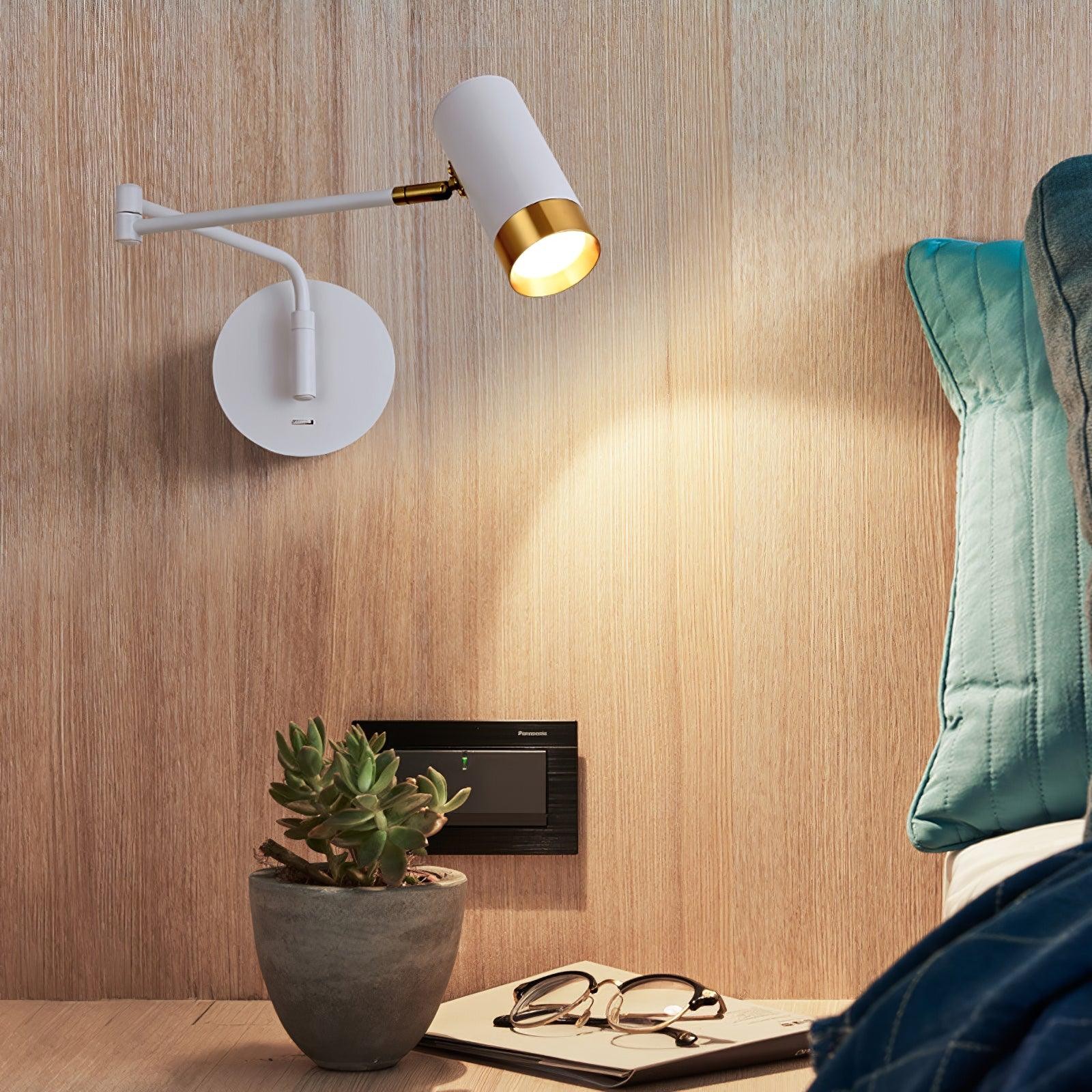 Modern Industrial Telescopic Revolving Adjustable Swing Arm Wall Lamp K627