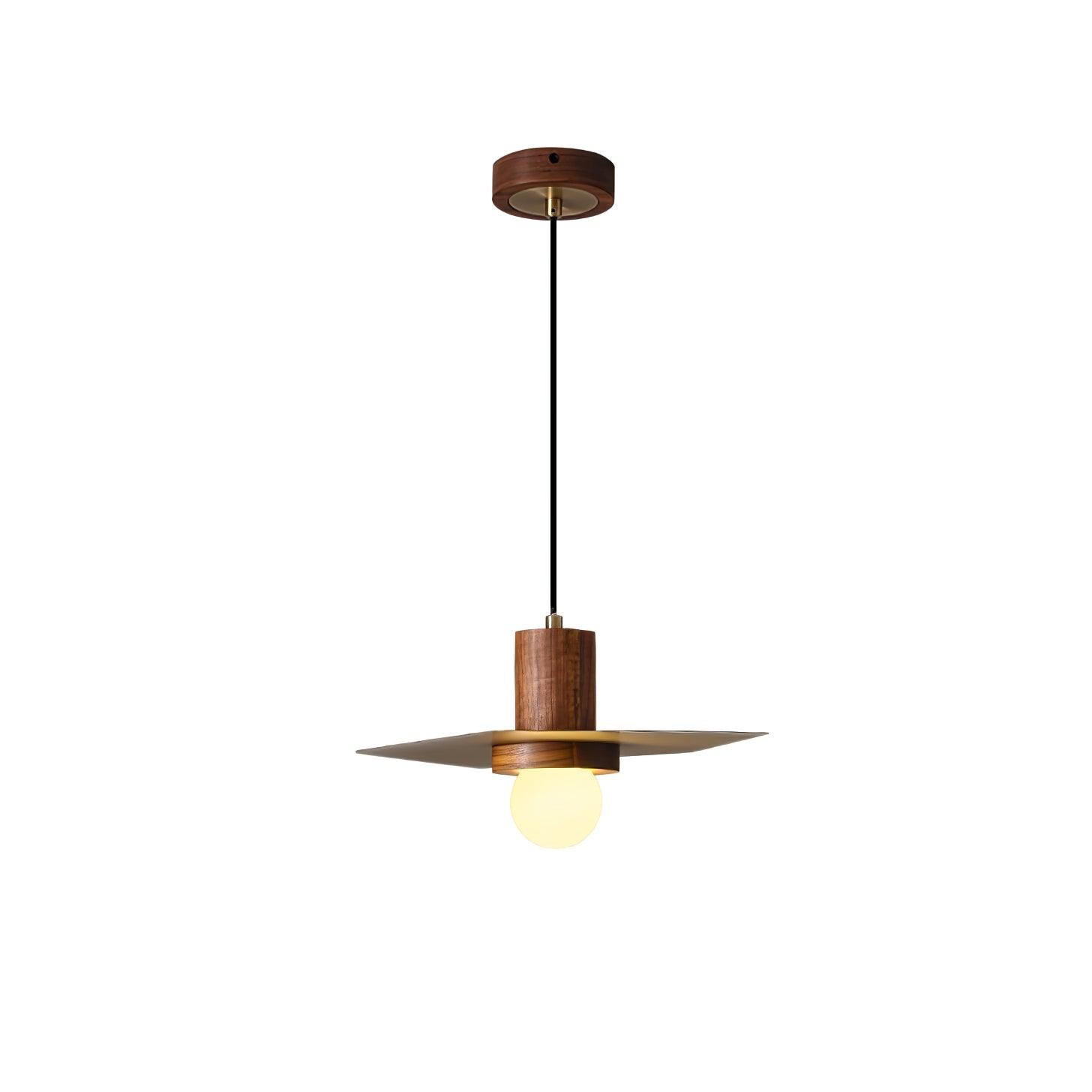 Walnut Copper Jupiter Pendant Lamp K833