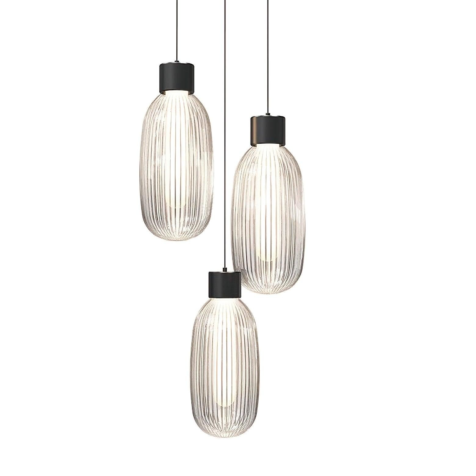 Nordic Striped Lantern Pendant Lamp K397